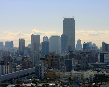 東京  池袋の超高層ビル群