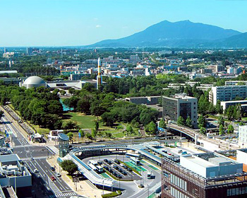 茨城県 つくばセンターと筑波山